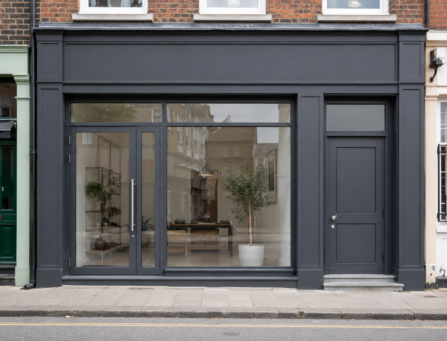 Different types of commercial shopfront installations in London