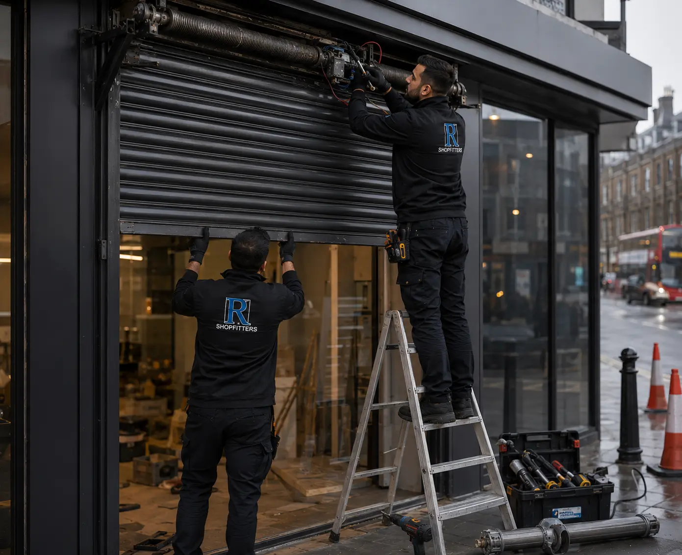 Commercial roller shutter repair engineer